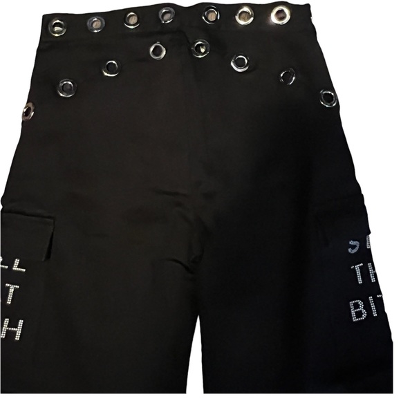Still that B rhinestone black cargo pants Sold Out Everywhere. - Picture 6 of 6